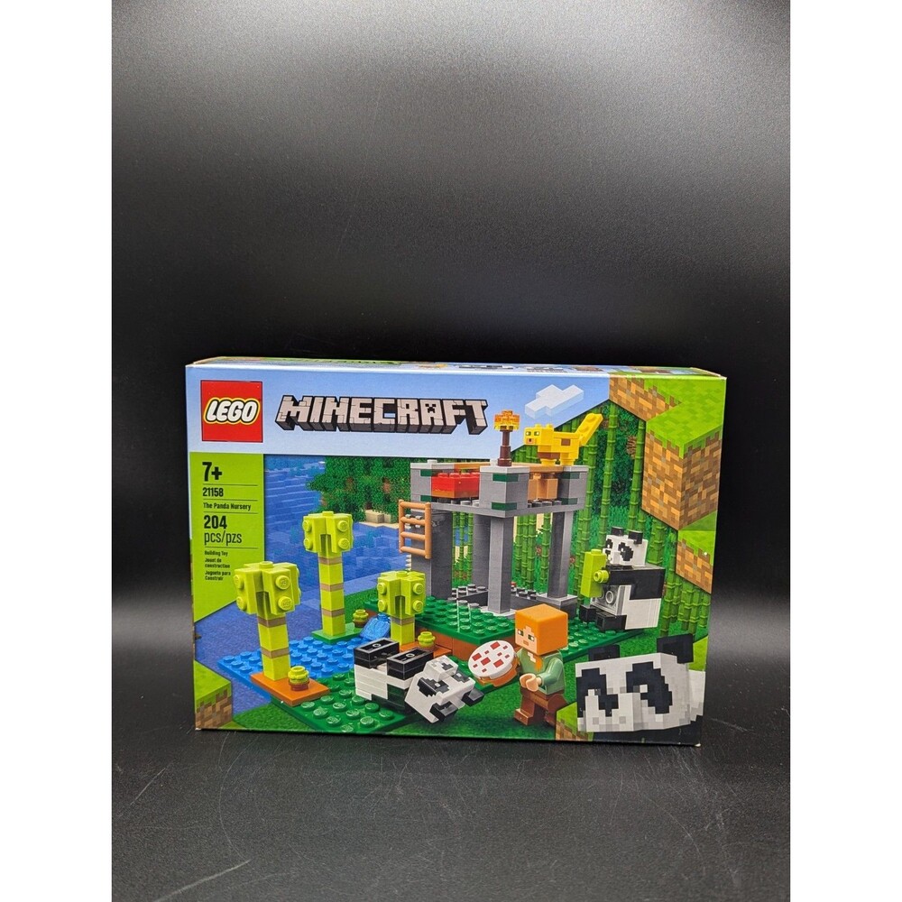 LEGO Minecraft 21158 The Panda Nursery 204 Pcs Retired Brand New Factory Sealed